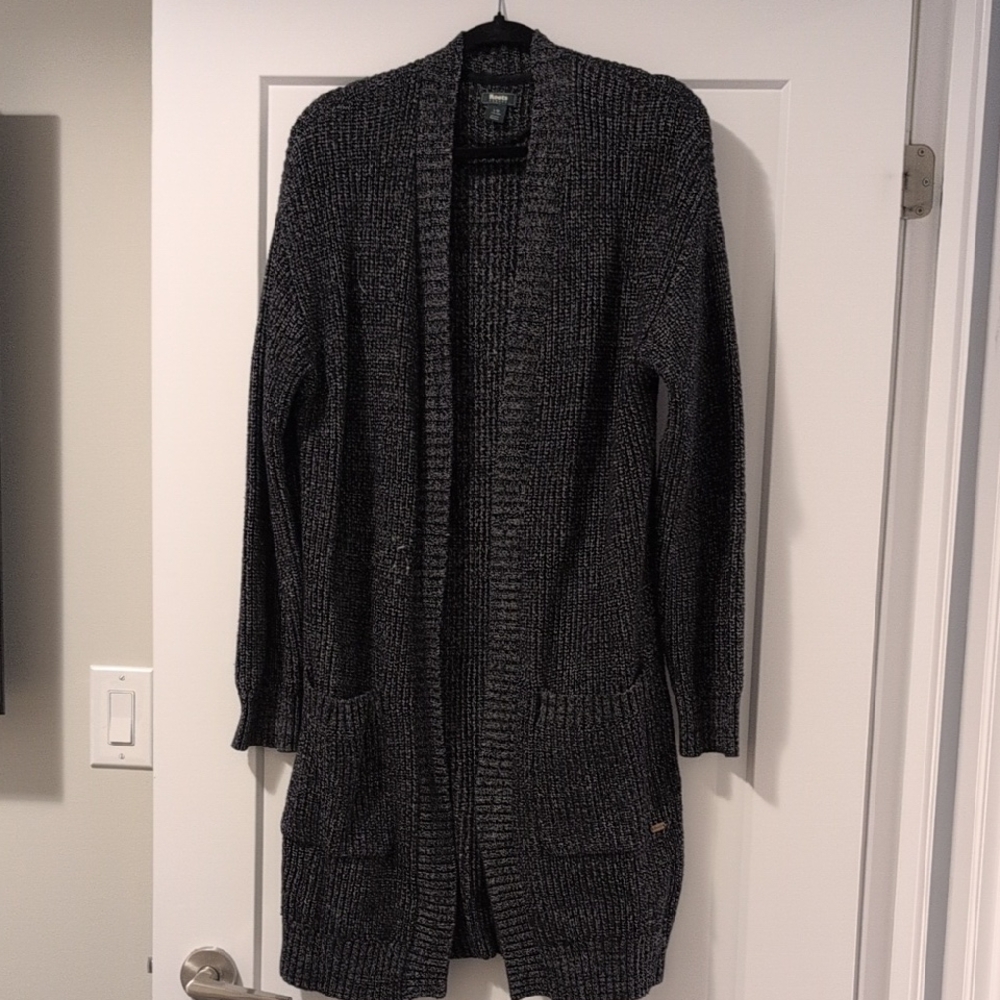 Roots Women's Charcoal Knit Cardigan